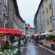 A tiny portion of the Annecy farmers market, before the crowds